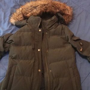 Michael Kors Green Jacket (practically brand new)